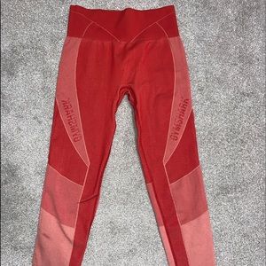Red GYMSHARK LEGGINGS
